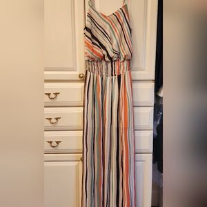 Striped Spaghetti Strapped Dress
